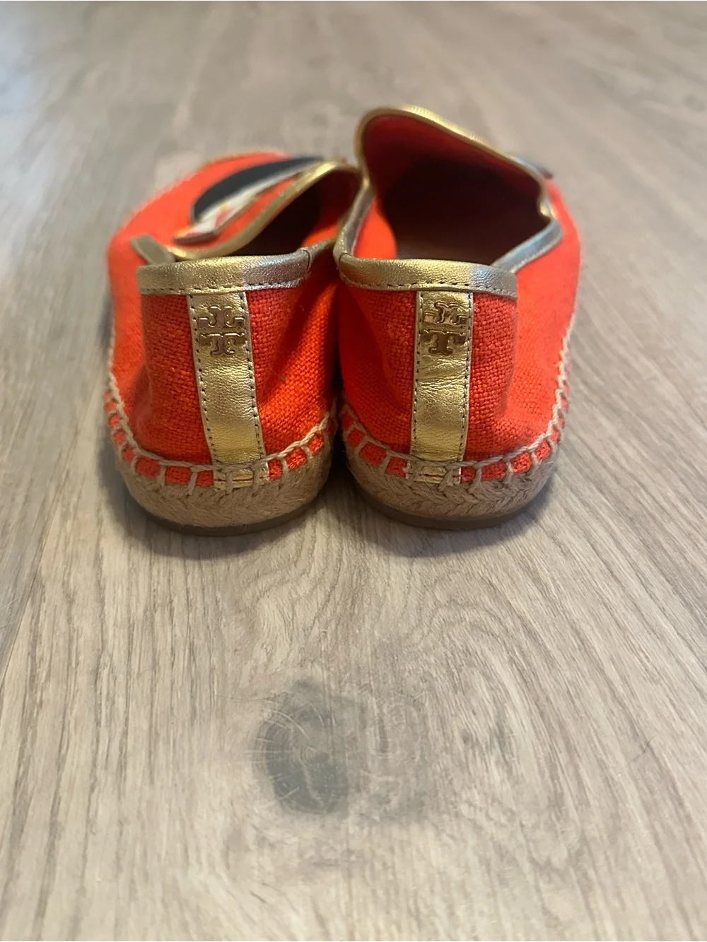 Tory Burch Coco Coconut Cocktail Embellished Espadrille Flats, Size 6.5 - Picture 4 of 6